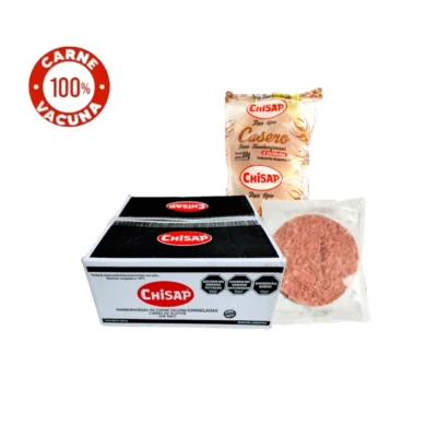 HAMBURGUESA 100% CARNE DE 125 GR.